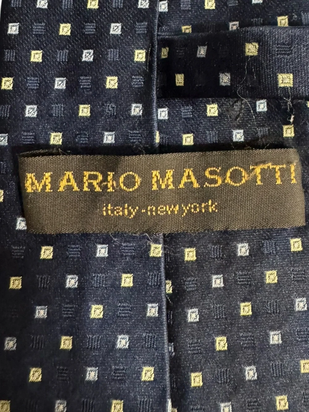 Mario Masotti Handmade Silk Neck Tie  Luxe Old Money Quiet Luxury Preppy